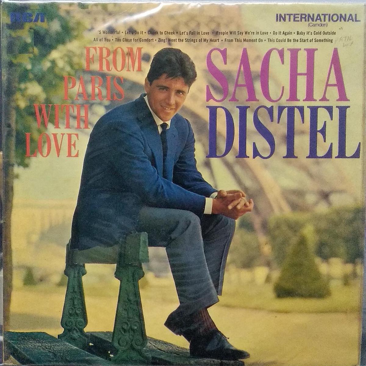 “FROM PARIS WITH LOVE SACHA DISTEL” English vinyl LP