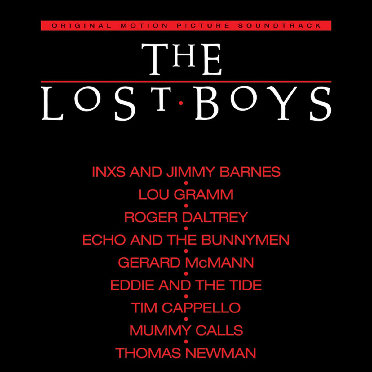 ‘THE LOST BOYS’ MOTION PICTURE SOUNDTRACK LP – CLEAR RED