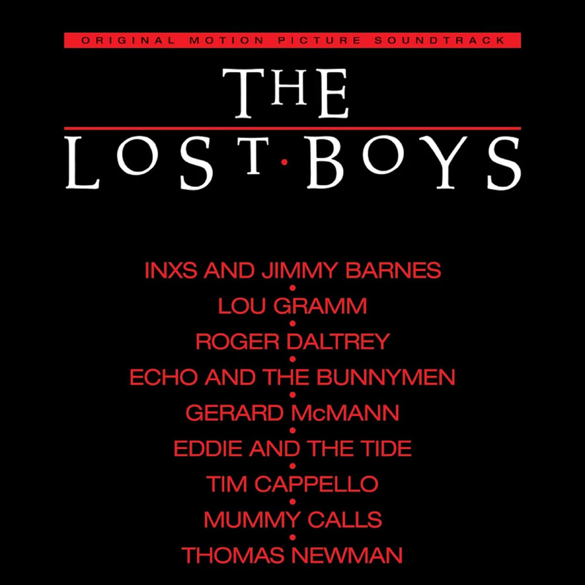 ‘THE LOST BOYS’ MOTION PICTURE SOUNDTRACK LP – METALLIC SILVER